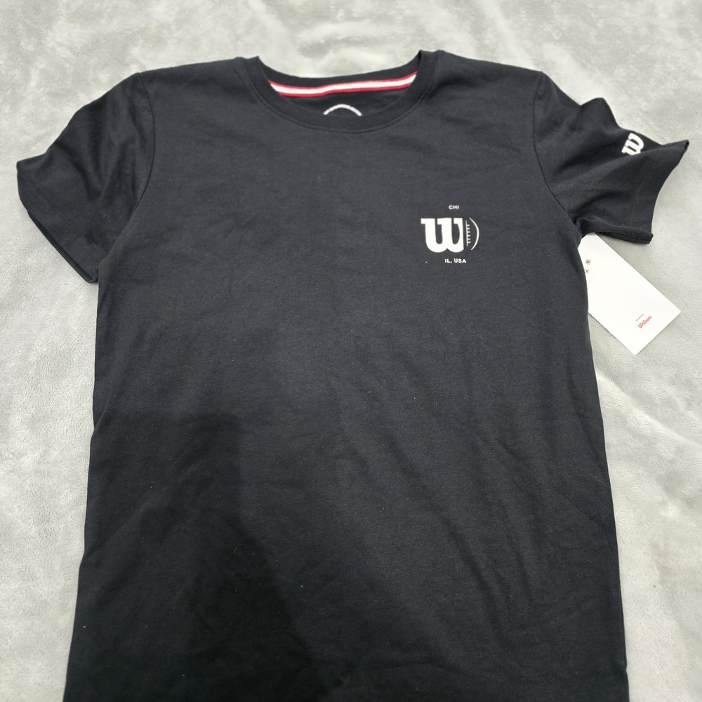 Wilson Youth Classic Black Tee